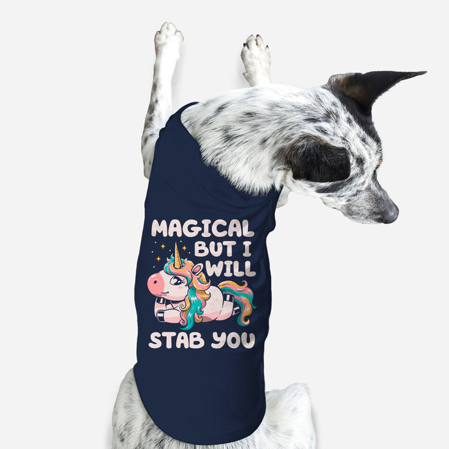 Magical But Will Stab You-Dog-Basic-Pet Tank-koalastudio