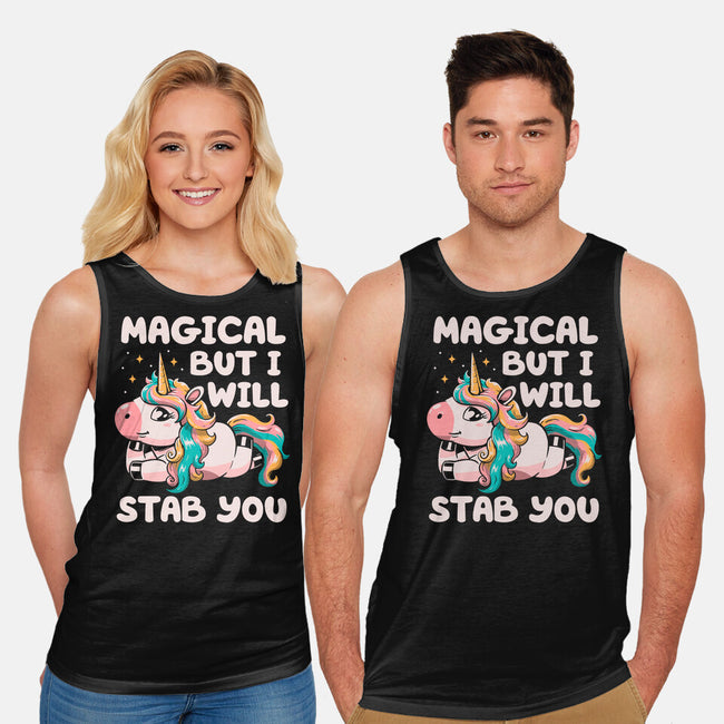 Magical But Will Stab You-Unisex-Basic-Tank-koalastudio