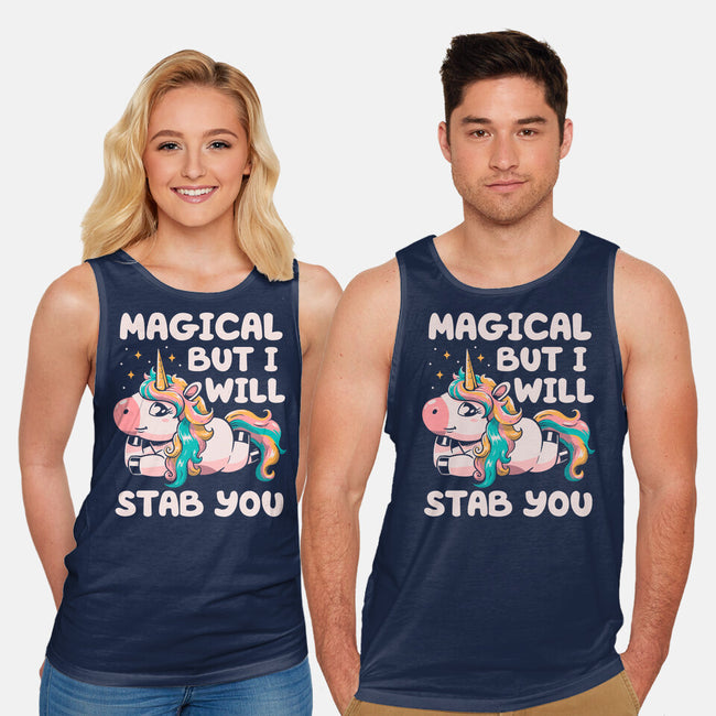 Magical But Will Stab You-Unisex-Basic-Tank-koalastudio