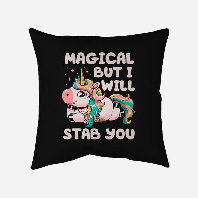 Magical But Will Stab You-None-Non-Removable Cover w Insert-Throw Pillow-koalastudio