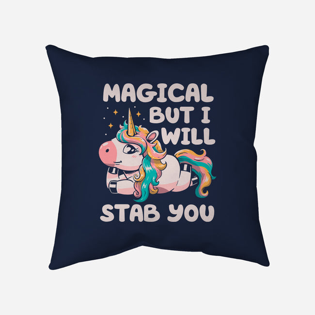 Magical But Will Stab You-None-Non-Removable Cover w Insert-Throw Pillow-koalastudio