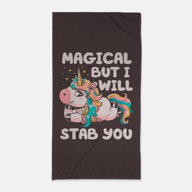 Magical But Will Stab You-None-Beach-Towel-koalastudio