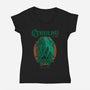 Cthulhu Magazine-Womens-V-Neck-Tee-Hafaell