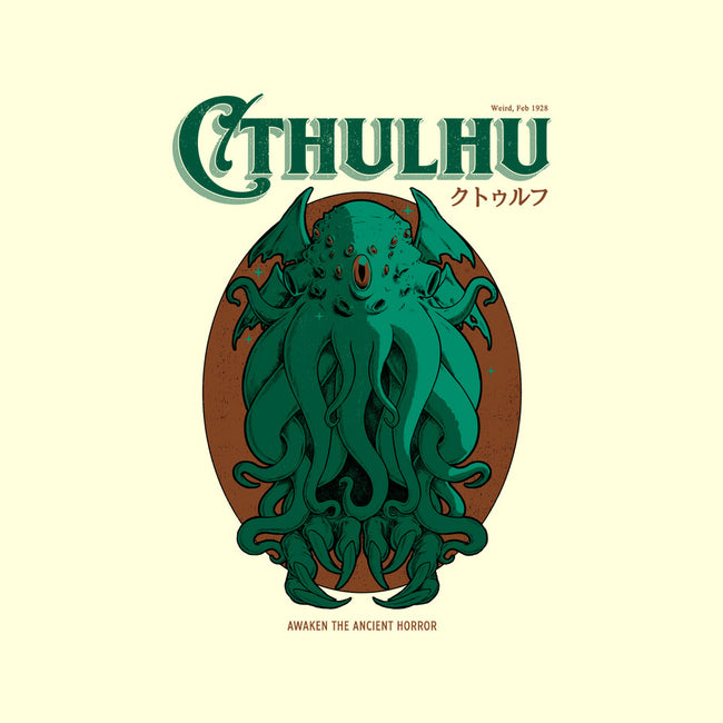 Cthulhu Magazine-None-Removable Cover-Throw Pillow-Hafaell