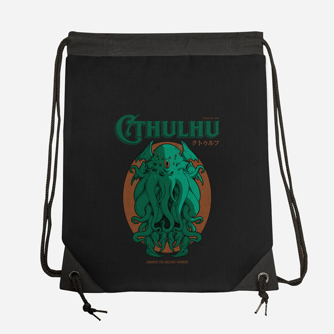 Cthulhu Magazine-None-Drawstring-Bag-Hafaell