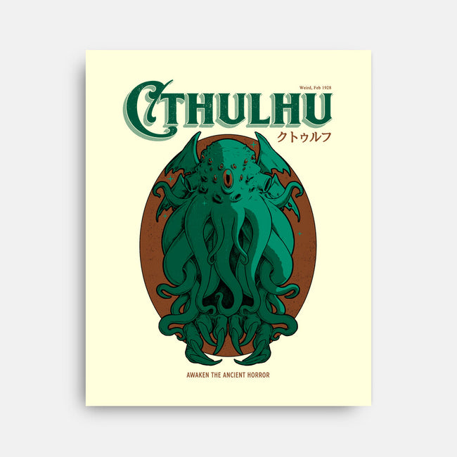 Cthulhu Magazine-None-Stretched-Canvas-Hafaell