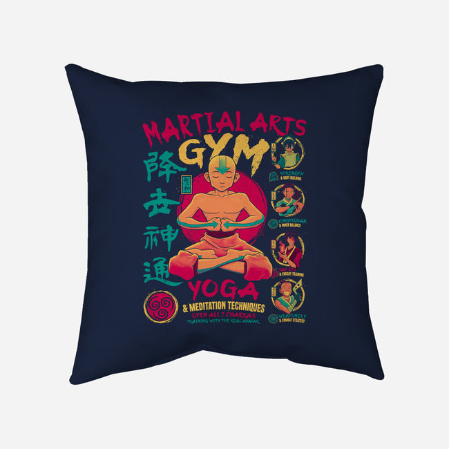 Martial Arts Gym-None-Removable Cover w Insert-Throw Pillow-teesgeex