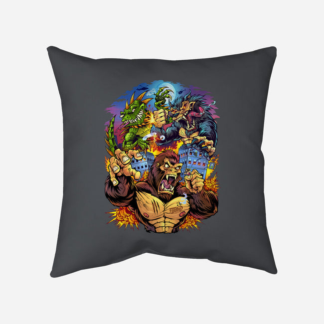 Rampage Arcade Tribute-None-Removable Cover w Insert-Throw Pillow-brianallen