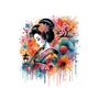 Geiko Watercolor-None-Removable Cover w Insert-Throw Pillow-DrMonekers