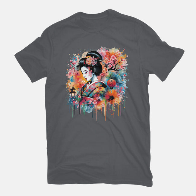 Geiko Watercolor-Mens-Basic-Tee-DrMonekers