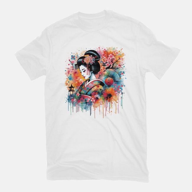 Geiko Watercolor-Mens-Basic-Tee-DrMonekers