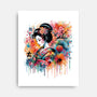 Geiko Watercolor-None-Stretched-Canvas-DrMonekers