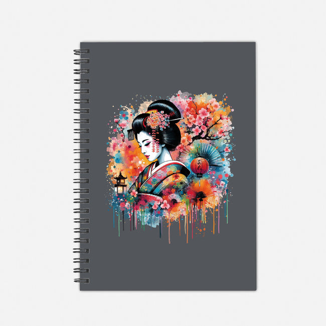 Geiko Watercolor-None-Dot Grid-Notebook-DrMonekers