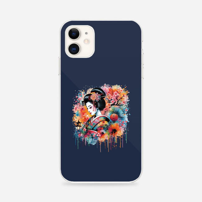 Geiko Watercolor-iPhone-Snap-Phone Case-DrMonekers