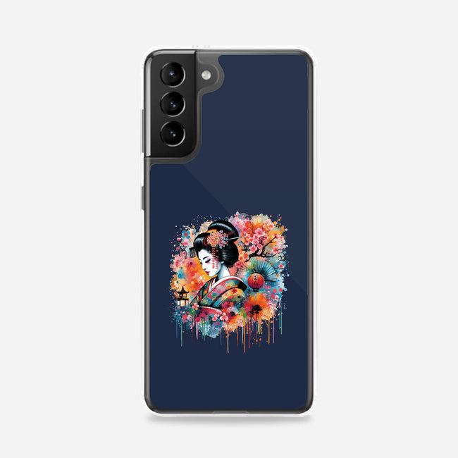 Geiko Watercolor-Samsung-Snap-Phone Case-DrMonekers