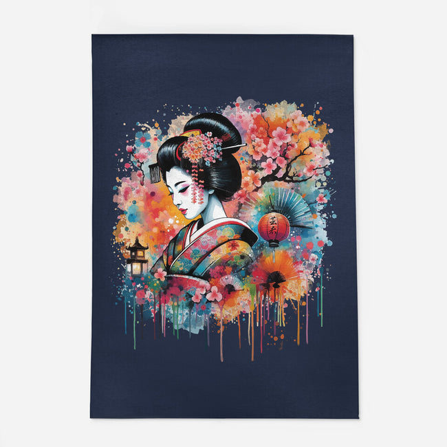 Geiko Watercolor-None-Outdoor-Rug-DrMonekers