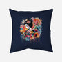 Geiko Watercolor-None-Non-Removable Cover w Insert-Throw Pillow-DrMonekers