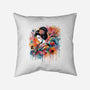 Geiko Watercolor-None-Removable Cover-Throw Pillow-DrMonekers