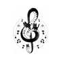 Violin Key Kittens-Womens-Off Shoulder-Sweatshirt-Vallina84
