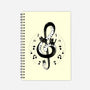 Violin Key Kittens-None-Dot Grid-Notebook-Vallina84
