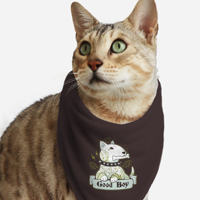 Bull Terrier Tattoo-Cat-Bandana-Pet Collar-xMorfina