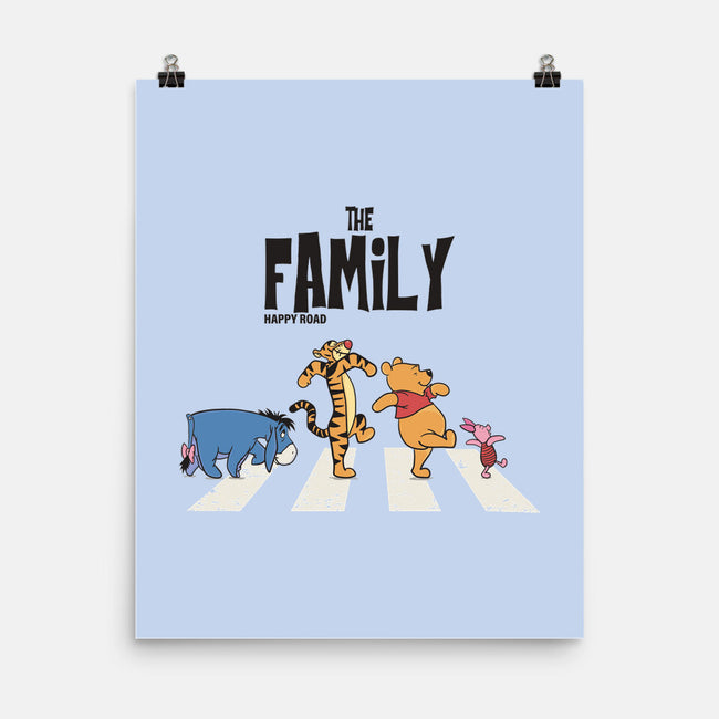 Happy Family Road-None-Matte-Poster-turborat14