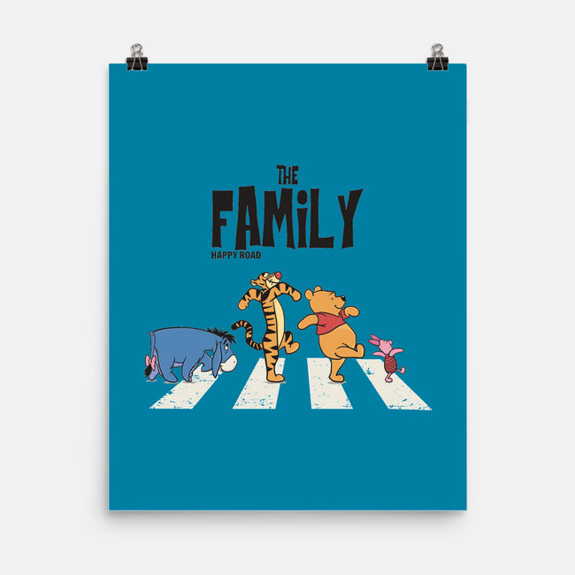 Happy Family Road-None-Matte-Poster-turborat14