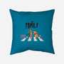 Happy Family Road-None-Removable Cover-Throw Pillow-turborat14