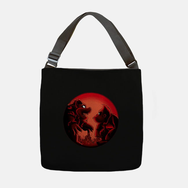 Koopa Vs Kong-None-Adjustable Tote-Bag-rmatix