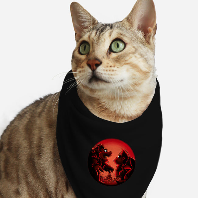 Koopa Vs Kong-Cat-Bandana-Pet Collar-rmatix