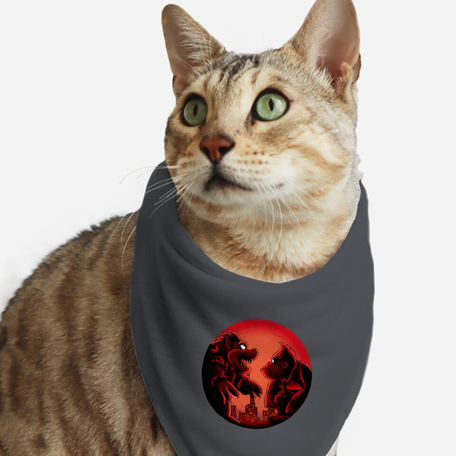 Koopa Vs Kong-Cat-Bandana-Pet Collar-rmatix