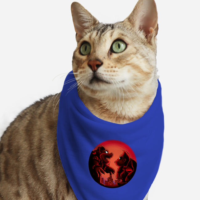 Koopa Vs Kong-Cat-Bandana-Pet Collar-rmatix