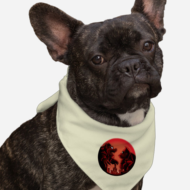 Koopa Vs Kong-Dog-Bandana-Pet Collar-rmatix