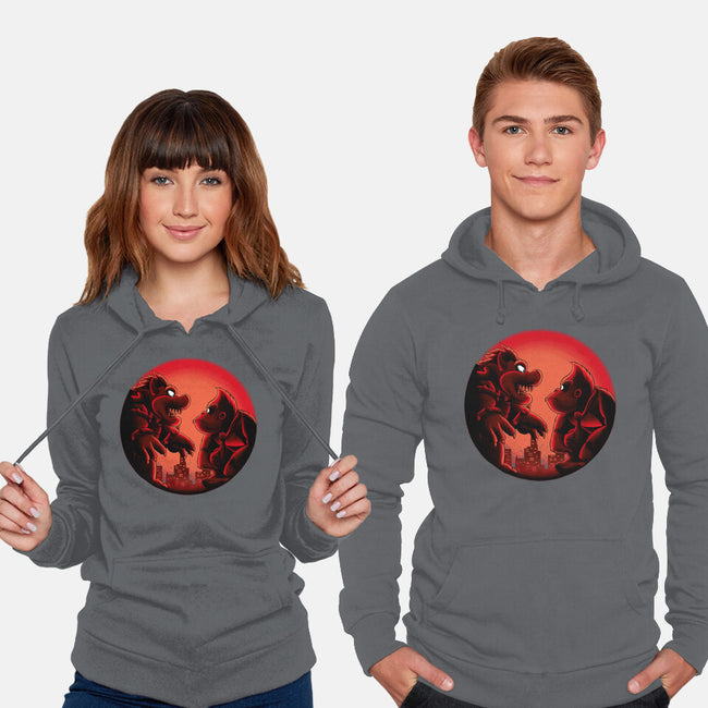 Koopa Vs Kong-Unisex-Pullover-Sweatshirt-rmatix