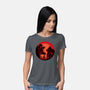 Koopa Vs Kong-Womens-Basic-Tee-rmatix