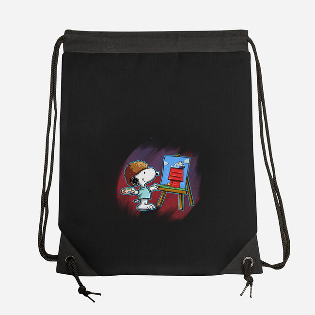 Paint My Friend-None-Drawstring-Bag-nickzzarto