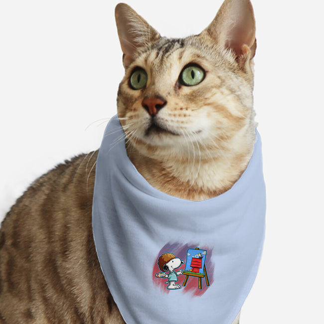 Paint My Friend-Cat-Bandana-Pet Collar-nickzzarto