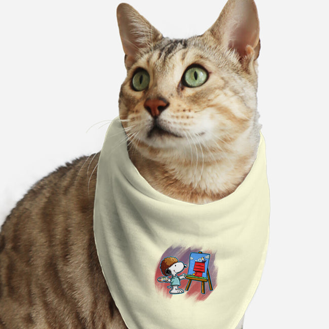 Paint My Friend-Cat-Bandana-Pet Collar-nickzzarto