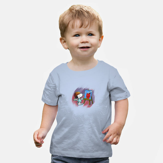 Paint My Friend-Baby-Basic-Tee-nickzzarto