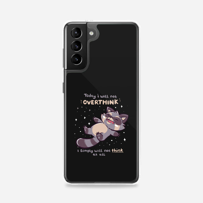 No Thoughts Raccoon-Samsung-Snap-Phone Case-TechraNova