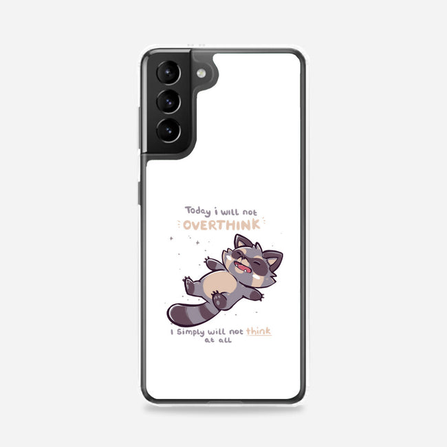 No Thoughts Raccoon-Samsung-Snap-Phone Case-TechraNova