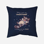 No Thoughts Raccoon-None-Non-Removable Cover w Insert-Throw Pillow-TechraNova