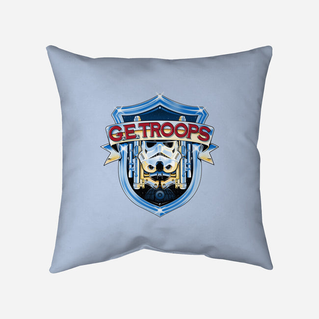 G.E. TROOPS-None-Removable Cover-Throw Pillow-CappO