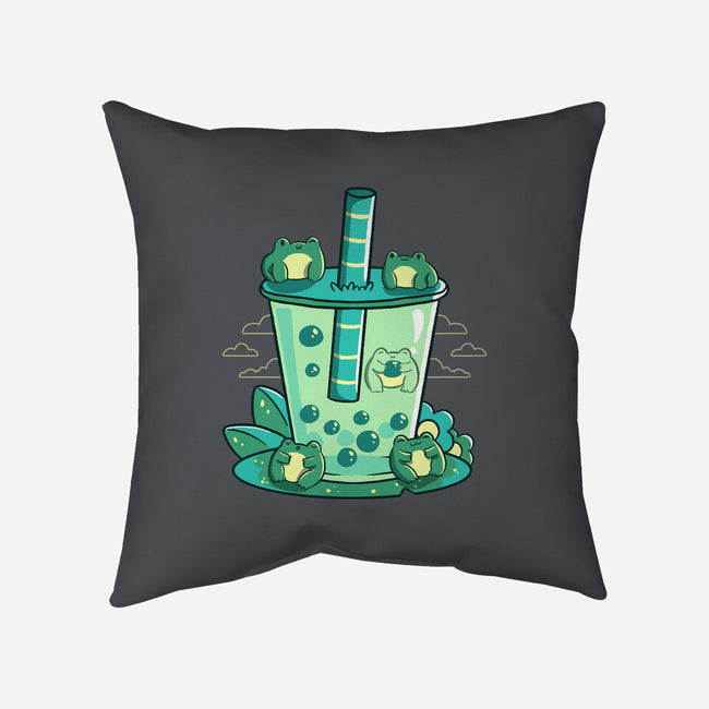 Bubble Toad-None-Removable Cover-Throw Pillow-tobefonseca