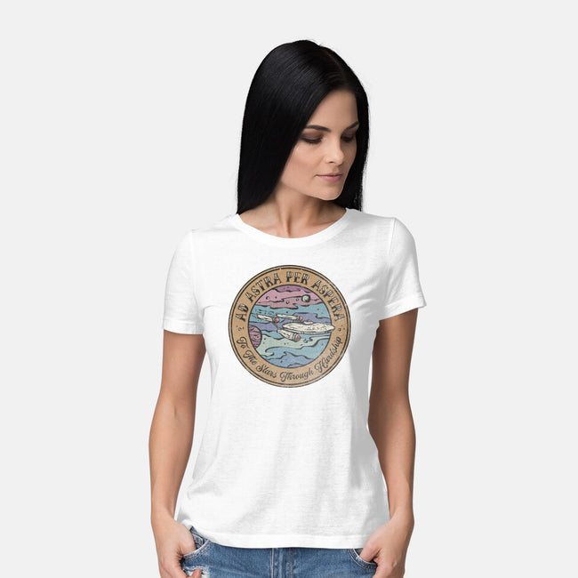 Ad Astra Per Asprea-Womens-Basic-Tee-kg07