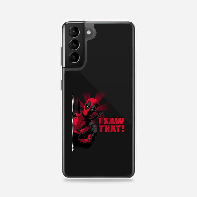 Hey I Saw That-Samsung-Snap-Phone Case-rocketman_art