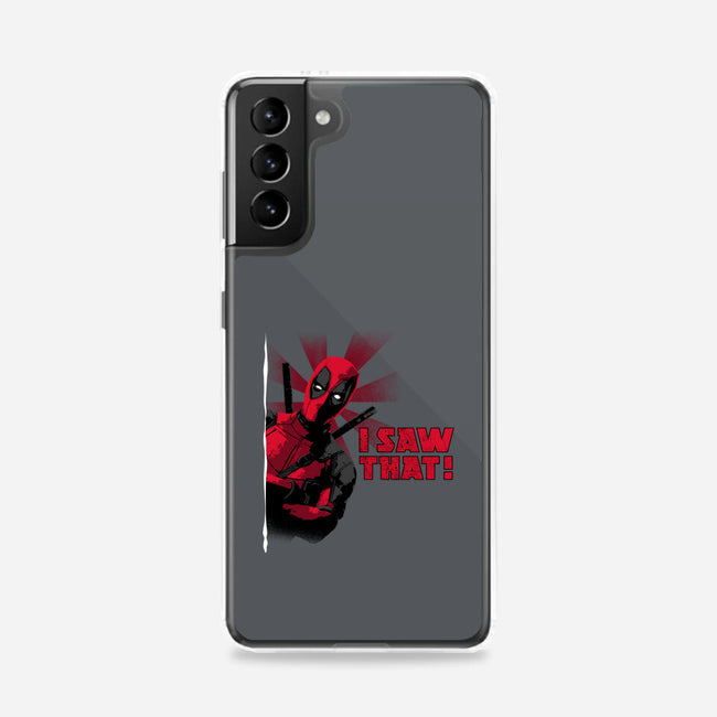 Hey I Saw That-Samsung-Snap-Phone Case-rocketman_art