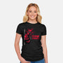 Hey I Saw That-Womens-Fitted-Tee-rocketman_art