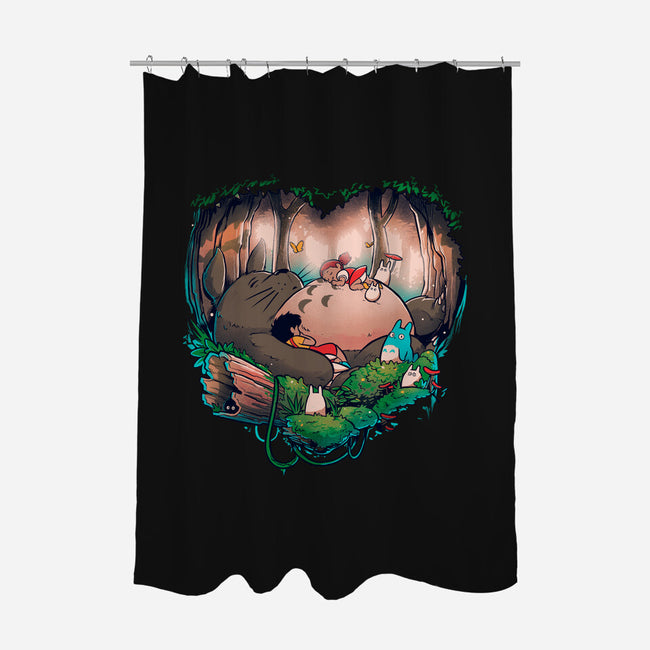 Forest Dreamers-None-Polyester-Shower Curtain-Bruno Mota