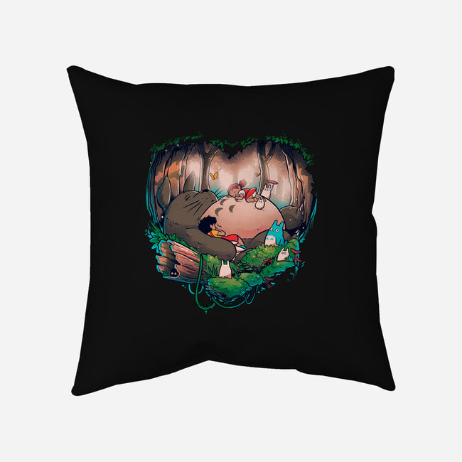 Forest Dreamers-None-Removable Cover-Throw Pillow-Bruno Mota